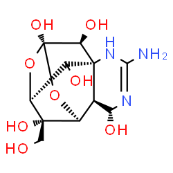 ChemSpider 2D Image | Tetrodotoxin | C11H17N3O8