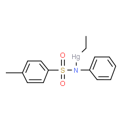 ChemSpider 2D Image | N-(ethylmercury)-p-toluenesulphonanilide | C15H17HgNO2S