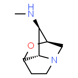 ChemSpider 2D Image | (1R,7S,8R)-N-Methyl-2-oxa-6-azatricyclo[4.2.1.0~3,7~]nonan-8-amine | C8H14N2O