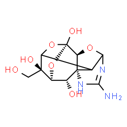 ChemSpider 2D Image | 4,9-Anhydrotetrodotoxin | C11H15N3O7