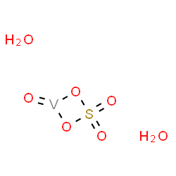 ChemSpider 2D Image | Oxo[sulfato(2-)-kappa~2~O,O']vanadium dihydrate | H4O7SV