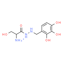 ChemSpider 2D Image | benserazide(1+) | C10H16N3O5