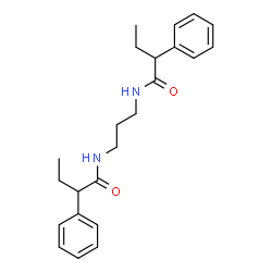 ChemSpider 2D Image | N,N'-1,3-Propanediylbis(2-phenylbutanamide) | C23H30N2O2