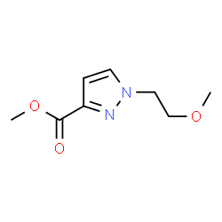 ChemSpider 2D Image | Methyl 1-(2-methoxyethyl)-1H-pyrazole-3-carboxylate | C8H12N2O3