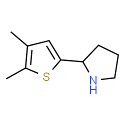 ChemSpider 2D Image | 2-(4,5-dimethyl-2-thienyl)pyrrolidine | C10H15NS