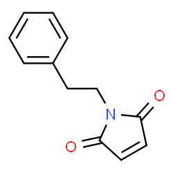 ChemSpider 2D Image | Maleimide, N-phenethyl- | C12H11NO2