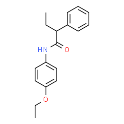 ChemSpider 2D Image | N-(4-Ethoxyphenyl)-2-phenylbutanamide | C18H21NO2