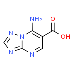 ChemSpider 2D Image | 7-Amino[1,2,4]triazolo[1,5-a]pyrimidine-6-carboxylic acid | C6H5N5O2