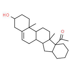 ChemSpider 2D Image | 1-(2-Hydroxy-4a,6a-dimethyl-1,2,3,4,4a,4b,5,6,6a,7,8,9,10,10a,11,11a,11b,12-octadecahydro-6bH-indeno[2,1-a]phenanthren-6b-yl)ethanone | C25H38O2