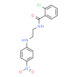 ChemSpider 2D Image | 2-chloro-N-(2-{4-nitroanilino}ethyl)benzamide | C15H14ClN3O3