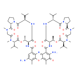 ChemSpider 2D Image | 7-Amino-Actinomycin D | C62H87N13O16