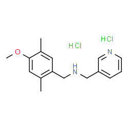 ChemSpider 2D Image | [(4-methoxy-2,5-dimethylphenyl)methyl](pyridin-3-ylmethyl)amine dihydrochloride | C16H22Cl2N2O