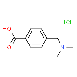 ChemSpider 2D Image | 4-[(dimethylamino)methyl]benzoic acid hydrochloride | C10H14ClNO2