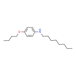 ChemSpider 2D Image | 4-Butoxy-N-octylaniline | C18H31NO