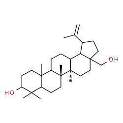 ChemSpider 2D Image | (5xi,9xi,10xi,13xi,17xi,18xi,19xi)-Lup-20(29)-ene-3,28-diol | C30H50O2