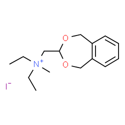 ChemSpider 2D Image | N-(1,5-Dihydro-2,4-benzodioxepin-3-ylmethyl)-N-ethyl-N-methylethanaminium iodide | C15H24INO2
