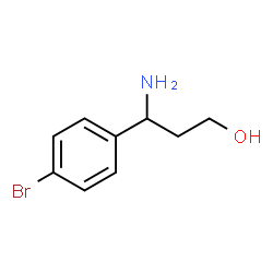ChemSpider 2D Image | Î³-Amino-4-bromobenzenepropanol | C9H12BrNO
