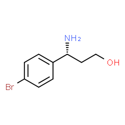 ChemSpider 2D Image | (3R)-3-Amino-3-(4-bromophenyl)-1-propanol | C9H12BrNO