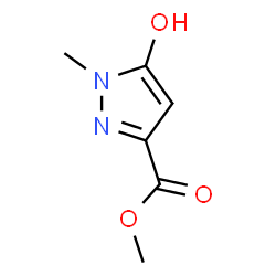 ChemSpider 2D Image | Methyl 5-hydroxy-1-methyl-1H-pyrazole-3-carboxylate | C6H8N2O3