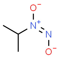 ChemSpider 2D Image | 2-[(E)-Oxido-NNO-azoxy]propane | C3H7N2O2