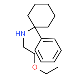 ChemSpider 2D Image | N-(1-phenylcyclohexyl)-2-ethoxyethanamine | C16H25NO