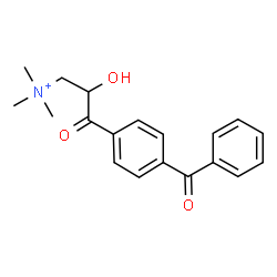 ChemSpider 2D Image | 4-benzoylbenzoylcholine | C19H22NO3