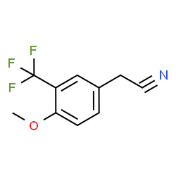 ChemSpider 2D Image | 4-Methoxy-3-(trifluoromethyl)phenylacetonitrile | C10H8F3NO