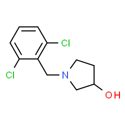 ChemSpider 2D Image | 1-(2,6-Dichlorobenzyl)-3-pyrrolidinol | C11H13Cl2NO