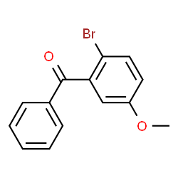 ChemSpider 2D Image | 2-Bromo-5-methoxybenzophenone | C14H11BrO2