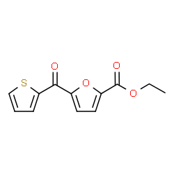 ChemSpider 2D Image | ethyl 5-(2-thenoyl)-2-furoate | C12H10O4S
