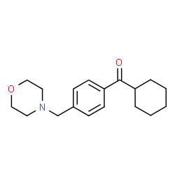 ChemSpider 2D Image | 4-[(4-CYCLOHEXANECARBONYLPHENYL)METHYL]MORPHOLINE | C18H25NO2