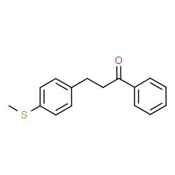 ChemSpider 2D Image | 3-[4-(Methylsulfanyl)phenyl]-1-phenyl-1-propanone | C16H16OS