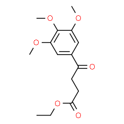 ChemSpider 2D Image | Ethyl 4-oxo-4-(3,4,5-trimethoxyphenyl)butanoate | C15H20O6