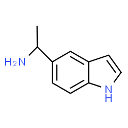 ChemSpider 2D Image | 1-(1H-Indol-5-yl)ethanamine | C10H12N2