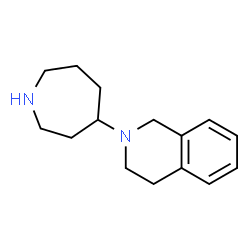 ChemSpider 2D Image | 2-(4-Azepanyl)-1,2,3,4-tetrahydroisoquinoline | C15H22N2