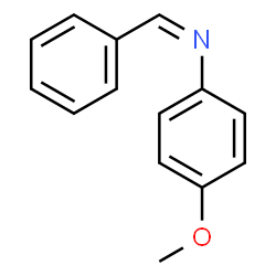 ChemSpider 2D Image | (Z)-N-(4-Methoxyphenyl)-1-phenylmethanimine | C14H13NO