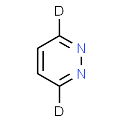 ChemSpider 2D Image | (3,6-~2~H_2_)Pyridazine | C4H2D2N2
