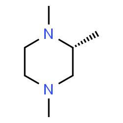 ChemSpider 2D Image | (R)-1,2,4-trimethylpiperazine | C7H16N2