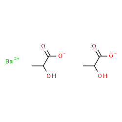 ChemSpider 2D Image | Barium bis(2-hydroxypropanoate) | C6H10BaO6
