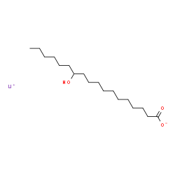 ChemSpider 2D Image | Lithium 12-hydroxyoctadecanoate | C18H35LiO3
