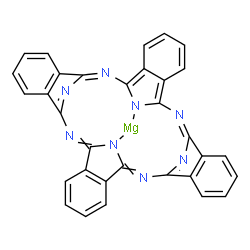 ChemSpider 2D Image | [29H,31H-Phthalocyaninato(2-)-kappa~2~N~29~,N~31~]magnesium | C32H16MgN8
