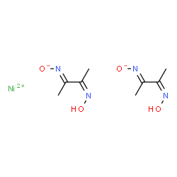 ChemSpider 2D Image | Nickel(2+) bis({(E)-[(3Z)-3-(hydroxyimino)-2-butanylidene]amino}oxidanide) | C8H14N4NiO4