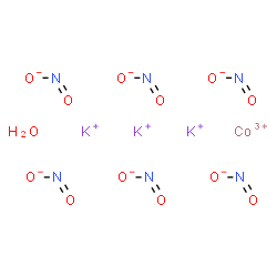 ChemSpider 2D Image | Potassium cobaltinitrite | H2CoK3N6O13