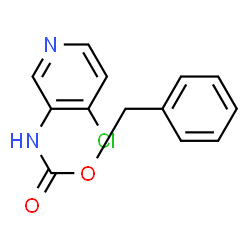 ChemSpider 2D Image | Benzyl (4-chloro-3-pyridinyl)carbamate | C13H11ClN2O2