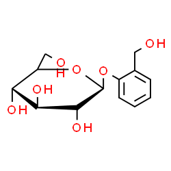 ChemSpider 2D Image | 2-(Hydroxymethyl)phenyl beta-D-glucopyranoside | C13H18O7