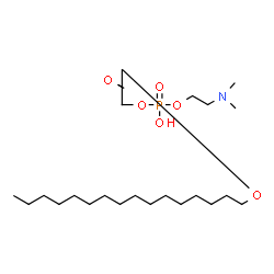 ChemSpider 2D Image | 2-(Dimethylamino)ethyl 3-(hexadecyloxy)-2-methoxypropyl hydrogen phosphate | C24H52NO6P