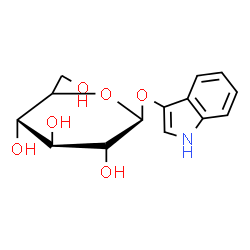 ChemSpider 2D Image | 1H-Indol-3-yl beta-D-glucopyranoside | C14H17NO6