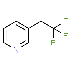 ChemSpider 2D Image | 3-(2,2,2-Trifluoroethyl)pyridine | C7H6F3N