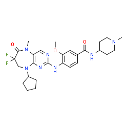 ChemSpider 2D Image | RO3280 | C27H35F2N7O3