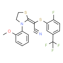 ChemSpider 2D Image | flutianil | C19H14F4N2OS2